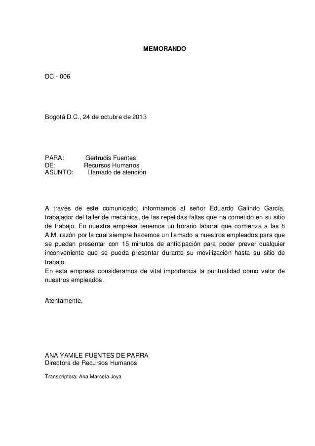 Memorando